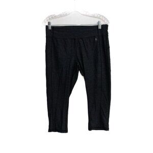 Danskin now Womens Black Compression Leggings Nylon & Polyester Blend Size M